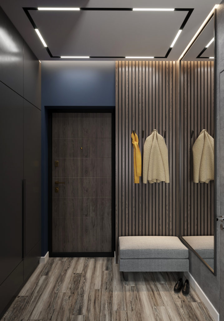 Дизайн-проект однокомнатной квартиры на Павлюхина