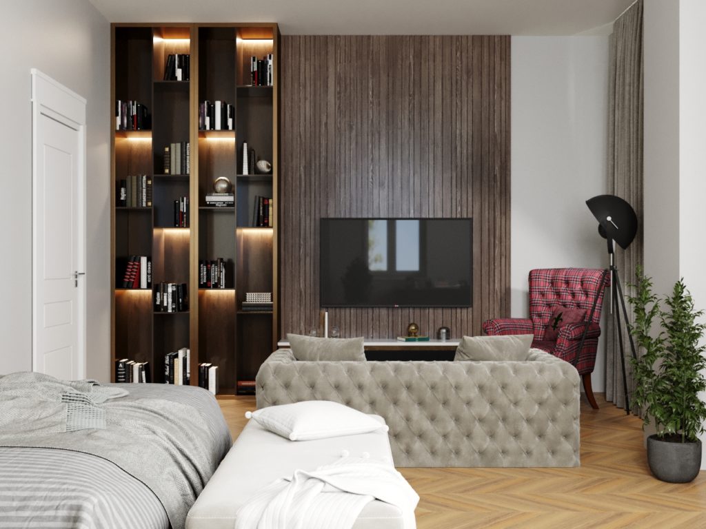 Дизайн-проект двухэтажной квартиры в Казани